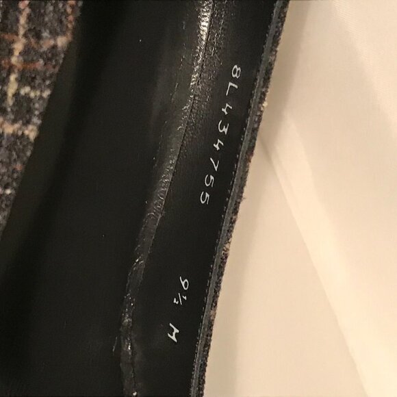 STUART WEITZMAN Sz 9.5 Fabric / Leather Pumps Heels - Picture 4 of 4